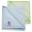 Glass Cleaning Cloth - Microfibre - Microglass&#174; - Blue - Square - 40cm (15.75&quot;)
